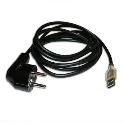 Câble USB-A de mise à la terre avec fiche de branchement - 2 mètres