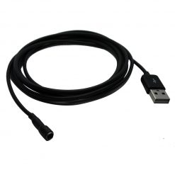 Câble USB-A | USB-C de mise à la terre avec douille cylindrique - 2 m