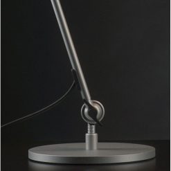 Pied pour lampe de bureau blindée Biologa Danell "Architecte" alu mat | noir mat