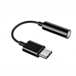 Adaptateur vers jack 3,5 mm pour oreillettes anti-ondes - USB-C | lightning (iPhone 7, 8, X, XR, Xs, 11, 12, 13, 14)
